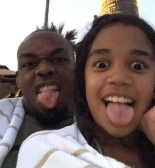 Jessie Moses fiancé Jon Jones has a 14 year old daughter Shaelin Rose from his previous relationship.